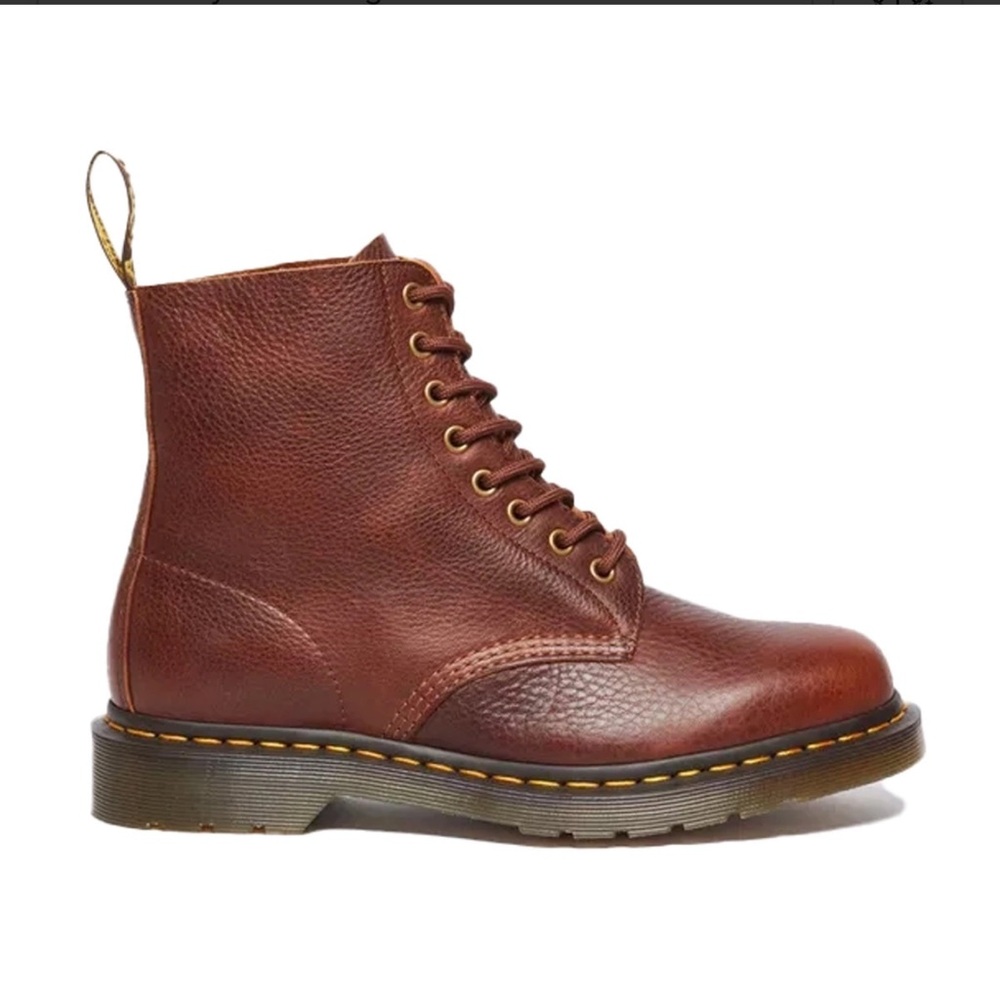 Dr. Martens Chestnut Brown Pascal 1460 Leather Boots Size 7 / 7.5